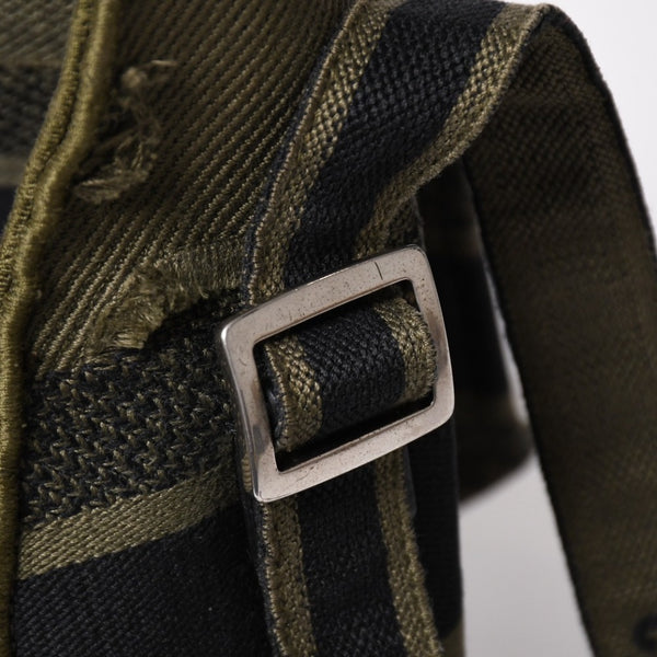 Very good condition Christian Dior Camp Shoulder Bag Khaki Camouflage Canvas 50-MA-0210 Used 4a003521