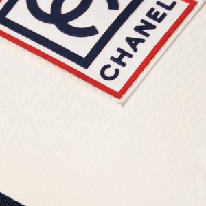 Very Good Condition CHANEL CHANEL Sports Line Shoulder Bag A31243 10th Series Coco Mark Navy Ivory Silver Hardware Used 4a003492