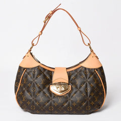 極美品 LOUIS VUITTON ルイヴィトン モノグラム シティバッグGM ワンショルダーバッグ M41453 ゴールド金具 中古 4a000861