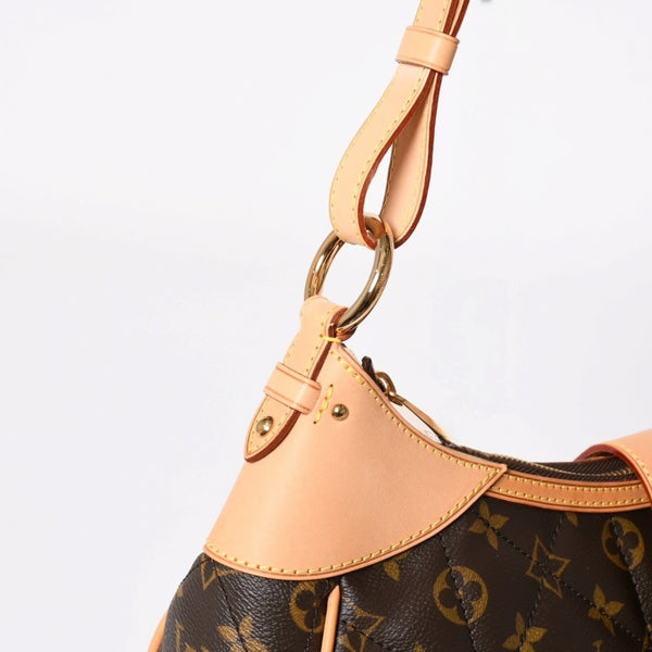 極美品 LOUIS VUITTON ルイヴィトン モノグラム シティバッグGM ワンショルダーバッグ M41453 ゴールド金具 中古 4a000861
