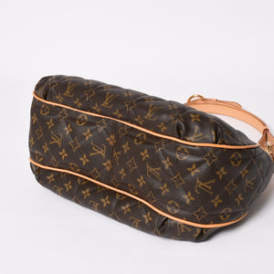 極美品 LOUIS VUITTON ルイヴィトン モノグラム シティバッグGM ワンショルダーバッグ M41453 ゴールド金具 中古 4a000861
