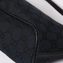 Load image into Gallery viewer, 極美品 GUCCI グッチ Hand Bag ハンドバッグ 039・1103 Black ブラック GGキャンバス シルバー金具 中古 4a003699