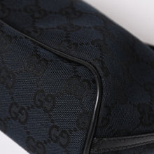 Load image into Gallery viewer, 極美品 GUCCI グッチ Hand Bag ハンドバッグ 039・1103 Black ブラック GGキャンバス シルバー金具 中古 4a003699