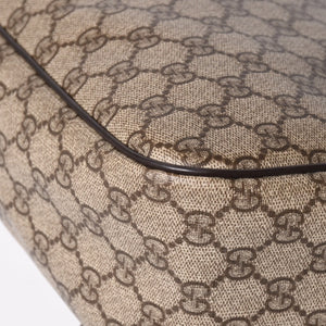 Very Good Condition GUCCI GG Supreme Canvas Messenger Shoulder Bag Silver Hardware 223661 Used 4a003529
