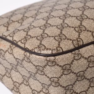 Very Good Condition GUCCI GG Supreme Canvas Messenger Shoulder Bag Silver Hardware 223661 Used 4a003529