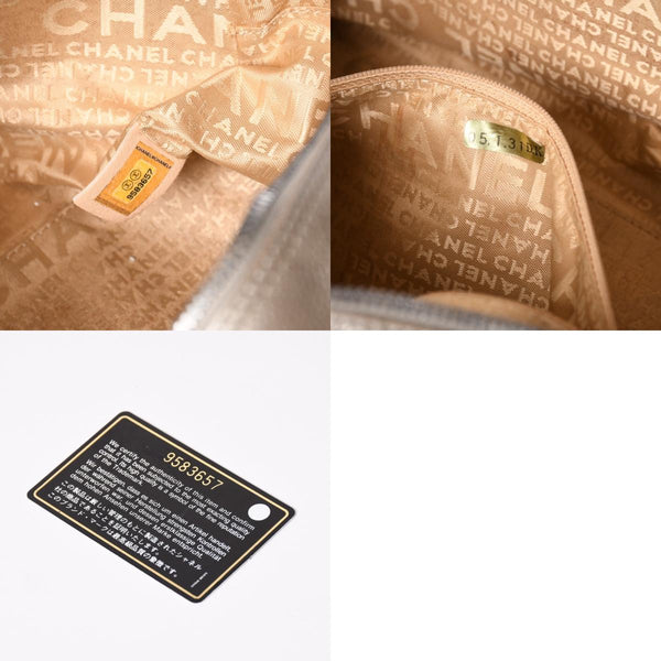 CHANEL Chanel Matelasse Cocomark Mini Boston Bag No. 9 Handbag Caviar Skin Quilted Bronze Style Gold Silver Hardware Good Condition Used 4a003711