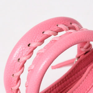 極美品 BALENCIAGA バレンシアガ ルシティナノ ハンドバッグ 453205 ショルダーバッグ 2WAY レザー シルバー金具 中古 4a003548