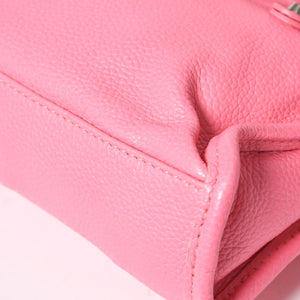 極美品 BALENCIAGA バレンシアガ ルシティナノ ハンドバッグ 453205 ショルダーバッグ 2WAY レザー シルバー金具 中古 4a003548