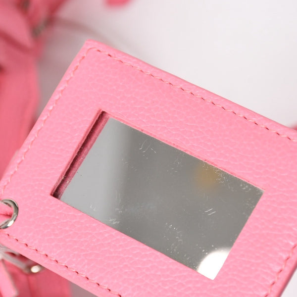 極美品 BALENCIAGA バレンシアガ ルシティナノ ハンドバッグ 453205 ショルダーバッグ 2WAY レザー シルバー金具 中古 4a003548