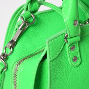 極美品 BALENCIAGA バレンシアガ Mini Neo Classic City Shoulder Bag/FF20749/WS20749 ショルダーバッグ グリーン シルバー金具 638524 中古 4a003484