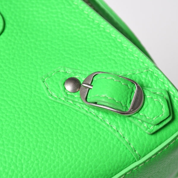 極美品 BALENCIAGA バレンシアガ Mini Neo Classic City Shoulder Bag/FF20749/WS20749 ショルダーバッグ グリーン シルバー金具 638524 中古 4a003484