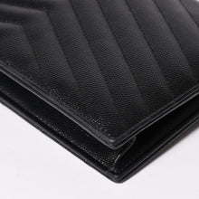 画像をギャラリービューアに読み込む, 極美品 SAINT LAURENT サンローラン Cassandra カサンドラ レザー Chain Wallet チェーンウォレット Caviar Skin キャビアスキン YBL393953・0418 中古 4a003538