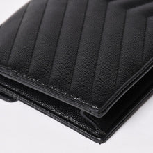 画像をギャラリービューアに読み込む, 極美品 SAINT LAURENT サンローラン Cassandra カサンドラ レザー Chain Wallet チェーンウォレット Caviar Skin キャビアスキン YBL393953・0418 中古 4a003538