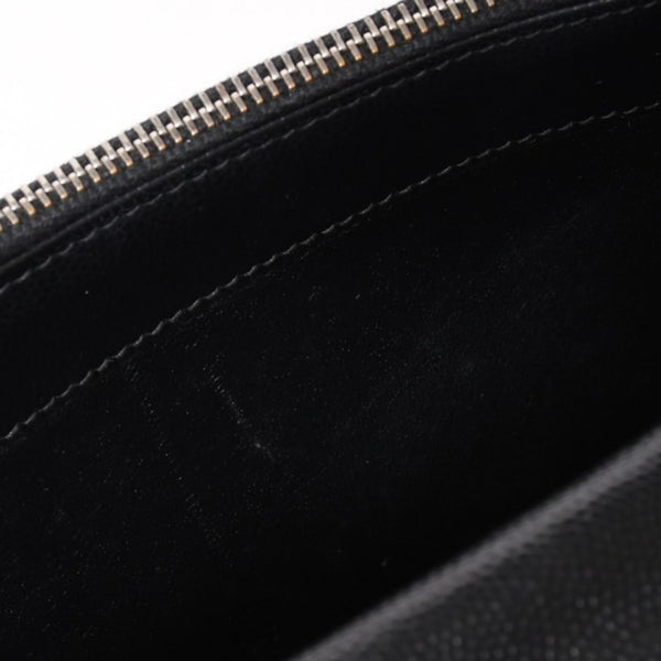 Very Good Condition SAINT LAURENT Cassandra Cassandra Leather Chain Wallet Chain Wallet Caviar Skin YBL393953・0418 Used 4a003538