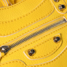 画像をギャラリービューアに読み込む, 極美品 BALENCIAGA バレンシアガ CLASSIC MINI CITY クラシック ミニ シティ 2WAYバッグ 300295 レザー イエロー 中古 4a003541