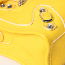 画像をギャラリービューアに読み込む, 極美品 BALENCIAGA バレンシアガ CLASSIC MINI CITY クラシック ミニ シティ 2WAYバッグ 300295 レザー イエロー 中古 4a003541