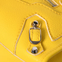 画像をギャラリービューアに読み込む, 極美品 BALENCIAGA バレンシアガ CLASSIC MINI CITY クラシック ミニ シティ 2WAYバッグ 300295 レザー イエロー 中古 4a003541