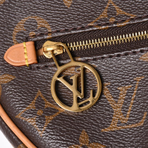 極美品 LOUIS VUITTON ルイヴィトン モノグラム キャンバス M81098 ループバッグ 三日月型 ゴールド金具 中古 4a003441
