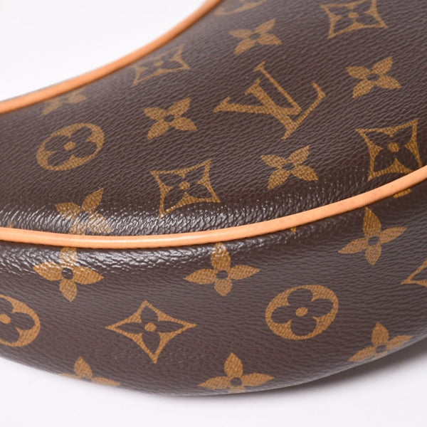 極美品 LOUIS VUITTON ルイヴィトン モノグラム キャンバス M81098 ループバッグ 三日月型 ゴールド金具 中古 4a003441