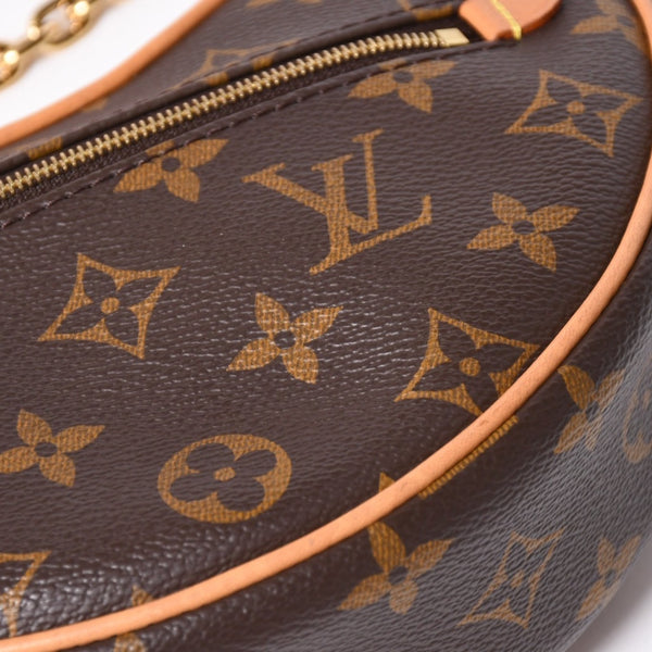 極美品 LOUIS VUITTON ルイヴィトン モノグラム キャンバス M81098 ループバッグ 三日月型 ゴールド金具 中古 4a003441