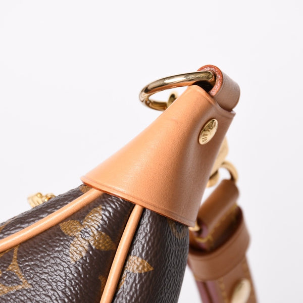 極美品 LOUIS VUITTON ルイヴィトン モノグラム キャンバス M81098 ループバッグ 三日月型 ゴールド金具 中古 4a003441