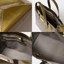 Load image into Gallery viewer, LOUIS VUITTON ルイヴィトン ウィルシャーPM ハンドバッグ M91627 ブラウン エナメル モノグラムヴェルニ 美品 中古 4a003542