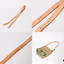 Load image into Gallery viewer, 極美品 LOUIS VUITTON ルイヴィトン モノグラムデニム バギーGM M95211 グリーン ゴールド金具 ヌメ革 中古 4a003208