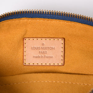 極美品 LOUIS VUITTON ルイヴィトン モノグラムデニム バギーPM ショルダーバッグ ワンショルダー M95049 インディゴブルー 中古 4a003469