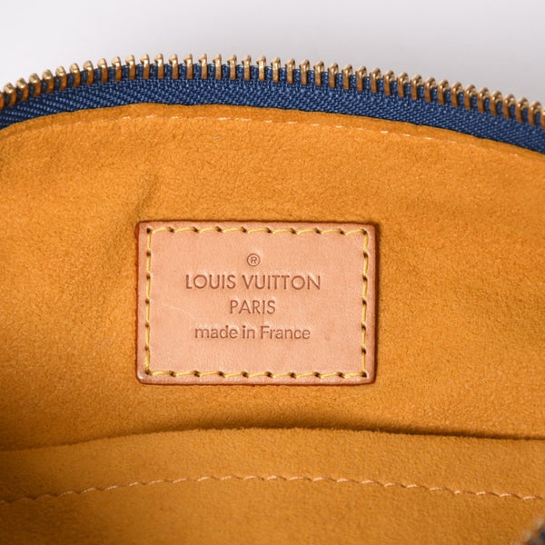 極美品 LOUIS VUITTON ルイヴィトン モノグラムデニム バギーPM ショルダーバッグ ワンショルダー M95049 インディゴブルー 中古 4a003469