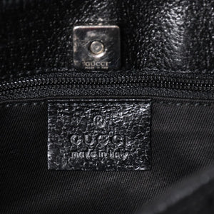 極美品 GUCCI グッチ GGキャンバス ショルダーバッグ ワンショルダーバッグ 肩掛け レザー ブラック 113012 中古 4a002014