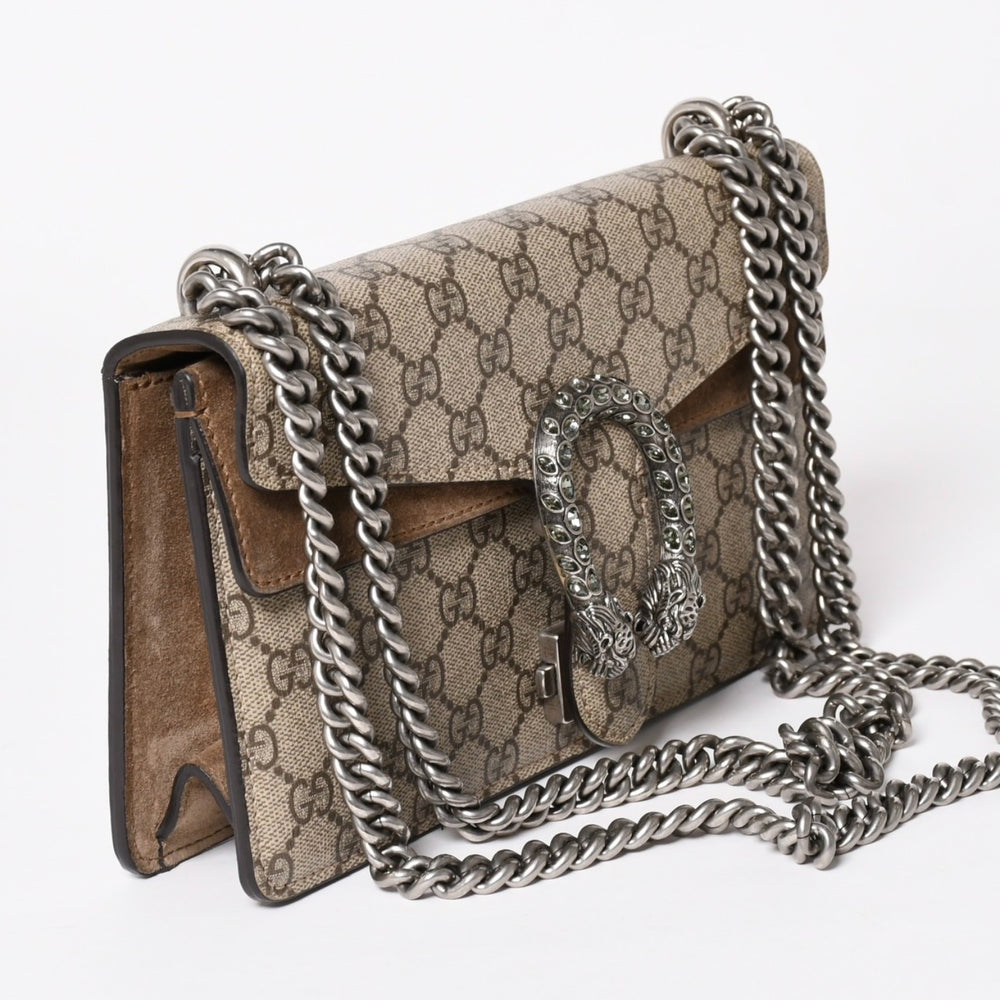極美品 GUCCI グッチ ディオニュソス Shoulder Bag ショルダーバッグ GGスプリームキャンバス 499623 中古 4a003813