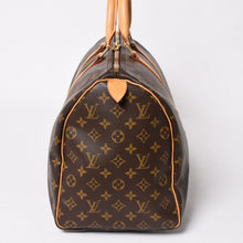 Load image into Gallery viewer, LOUIS VUITTON ルイヴィトン モノグラム キーポル45 ボストンバッグ M41428 モノグラムキャンバス ヌメ革 ブラウン ゴールド金具 良品 中古 4a003665