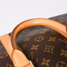 Load image into Gallery viewer, LOUIS VUITTON ルイヴィトン モノグラム キーポル45 ボストンバッグ M41428 モノグラムキャンバス ヌメ革 ブラウン ゴールド金具 良品 中古 4a003665