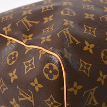 Load image into Gallery viewer, LOUIS VUITTON ルイヴィトン モノグラム キーポル45 ボストンバッグ M41428 モノグラムキャンバス ヌメ革 ブラウン ゴールド金具 良品 中古 4a003665