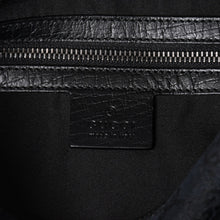 Load image into Gallery viewer, 極美品 GUCCI グッチ ホースビット GGキャンバス ハンドバッグ ショルダーバッグ ブラック シルバー金具 190525 中古 4a003555