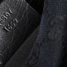 Load image into Gallery viewer, 極美品 GUCCI グッチ ホースビット GGキャンバス ハンドバッグ ショルダーバッグ ブラック シルバー金具 190525 中古 4a003555