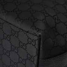 Load image into Gallery viewer, 極美品 GUCCI グッチ ワンショルダーホーボーバッグ GGキャンバス ショルダーバッグ ブラック 三日月型 28335 中古 4a003461