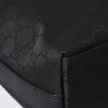 Load image into Gallery viewer, 極美品 GUCCI グッチ ワンショルダーホーボーバッグ GGキャンバス ショルダーバッグ ブラック 三日月型 28335 中古 4a003461