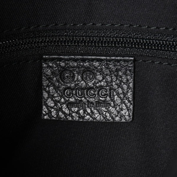 極美品 GUCCI グッチ ワンショルダーホーボーバッグ GGキャンバス ショルダーバッグ ブラック 三日月型 28335 中古 4a003461