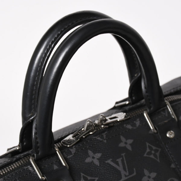 新品同様 LOUIS VUITTON ルイヴィトン キーポル バンドリエール55 ボストンバッグ M40605 モノグラムエクリプス 中古 4a003572