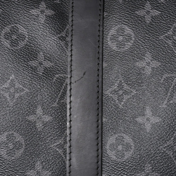 新品同様 LOUIS VUITTON ルイヴィトン キーポル バンドリエール55 ボストンバッグ M40605 モノグラムエクリプス 中古 4a003572