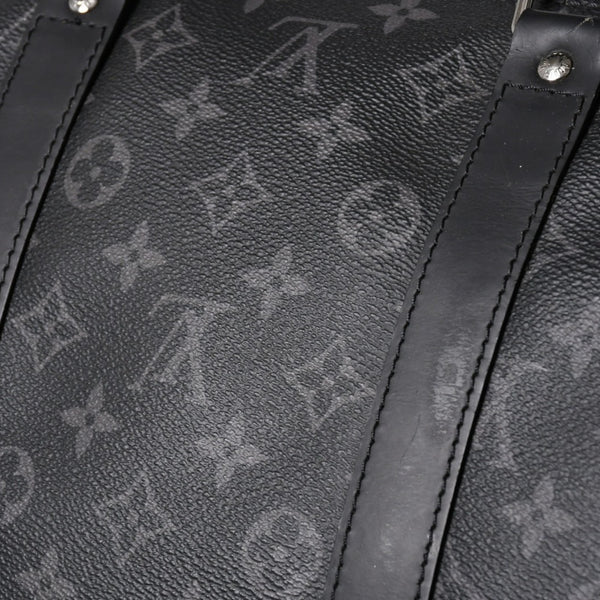 新品同様 LOUIS VUITTON ルイヴィトン キーポル バンドリエール55 ボストンバッグ M40605 モノグラムエクリプス 中古 4a003572