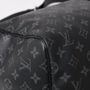 新品同様 LOUIS VUITTON ルイヴィトン キーポル バンドリエール55 ボストンバッグ M40605 モノグラムエクリプス 中古 4a003572