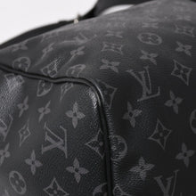 画像をギャラリービューアに読み込む, 新品同様 LOUIS VUITTON ルイヴィトン キーポル バンドリエール55 ボストンバッグ M40605 モノグラムエクリプス 中古 4a003572