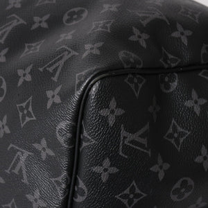 新品同様 LOUIS VUITTON ルイヴィトン キーポル バンドリエール55 ボストンバッグ M40605 モノグラムエクリプス 中古 4a003572