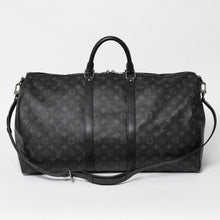 画像をギャラリービューアに読み込む, 新品同様 LOUIS VUITTON ルイヴィトン キーポル バンドリエール55 ボストンバッグ M40605 モノグラムエクリプス 中古 4a003572
