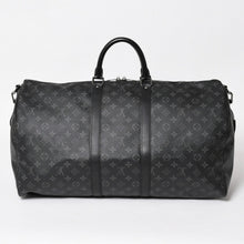 画像をギャラリービューアに読み込む, 新品同様 LOUIS VUITTON ルイヴィトン キーポル バンドリエール55 ボストンバッグ M40605 モノグラムエクリプス 中古 4a003572