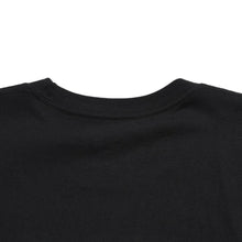 画像をギャラリービューアに読み込む, 新品同様 CHROME HEARTS クロムハーツ ネックロゴ プリントポケットTシャツ 半袖Tシャツ ブラック Sサイズ スクロールラベル CHロゴ 中古 4a004022