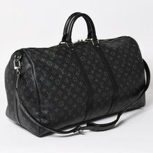 画像をギャラリービューアに読み込む, 新品同様 LOUIS VUITTON ルイヴィトン キーポル バンドリエール55 ボストンバッグ M40605 モノグラムエクリプス 中古 4a003572