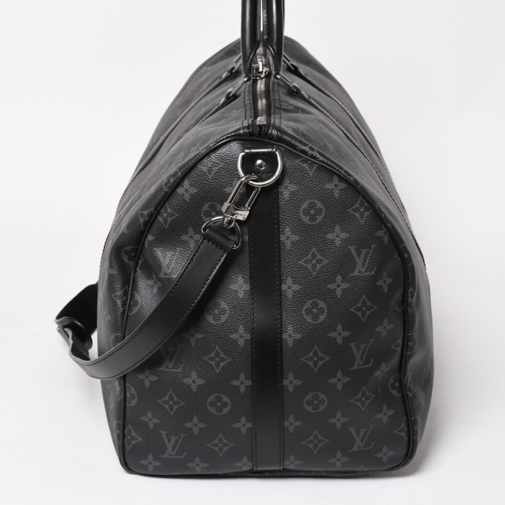 新品同様 LOUIS VUITTON ルイヴィトン キーポル バンドリエール55 ボストンバッグ M40605 モノグラムエクリプス 中古 4a003572